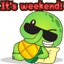 Pura, the funny turtle, version 8 ! sticker #8196865