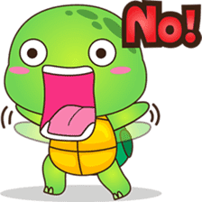 Pura, the funny turtle, version 8 ! sticker #8196867