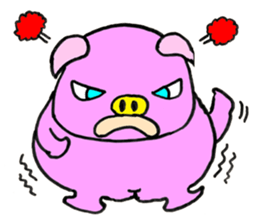 Piggie Pinkboo sticker #8197282