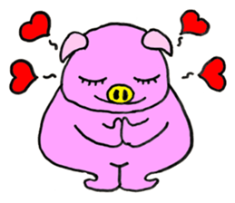 Piggie Pinkboo sticker #8197294