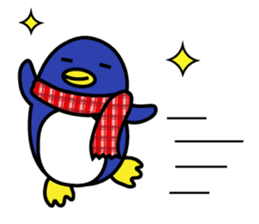 Easily get cold penguin sticker #8197729