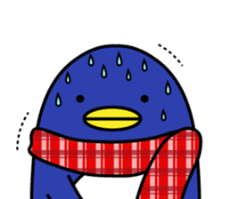 Easily get cold penguin sticker #8197740