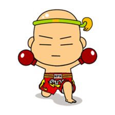 Muay Thai boy sticker #8197906