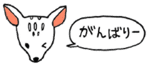 Funny animal Kyushu sticker #8197984
