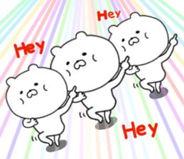 The idea everyone bear sticker #8198840