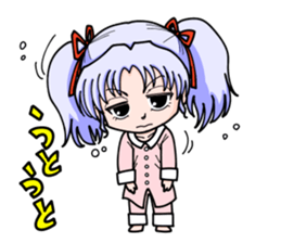 Competitive spirit is strong girl sticker #8199030