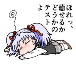 Competitive spirit is strong girl sticker #8199045