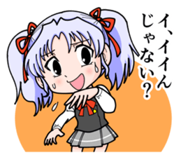 Competitive spirit is strong girl sticker #8199059