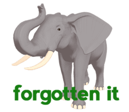 Elephant and Rhinoceros Sticker sticker #8199183