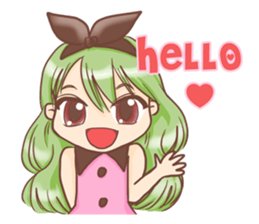 Green Bean Girl (ENG) sticker #8199228