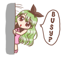 Green Bean Girl (ENG) sticker #8199230