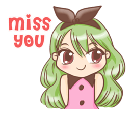 Green Bean Girl (ENG) sticker #8199234