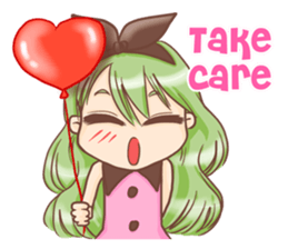 Green Bean Girl (ENG) sticker #8199236