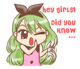 Green Bean Girl (ENG) sticker #8199246