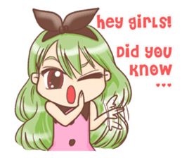 Green Bean Girl (ENG) sticker #8199246