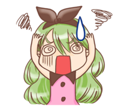 Green Bean Girl (ENG) sticker #8199249