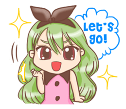 Green Bean Girl (ENG) sticker #8199251