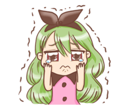 Green Bean Girl (ENG) sticker #8199256