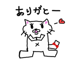 Little square cat sticker #8199470