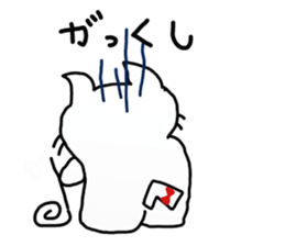 Little square cat sticker #8199475