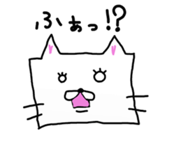 Little square cat sticker #8199478