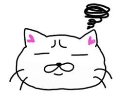 Little square cat sticker #8199496