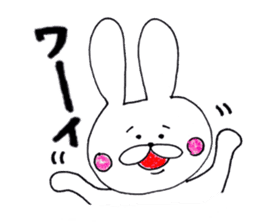 Rabbit name USA sticker #8199732