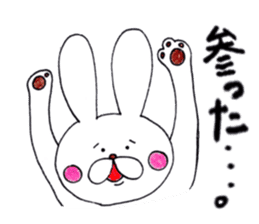 Rabbit name USA sticker #8199743