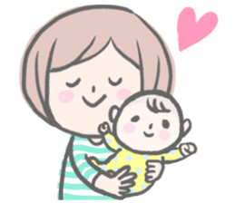 LIFE WITH MY LOVELY BABY sticker #8200007