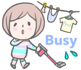 LIFE WITH MY LOVELY BABY sticker #8200025