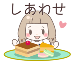 Yurufuwa cafe sticker #8200445