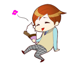 the high school boy3 sticker #8200511