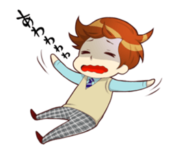 the high school boy3 sticker #8200514