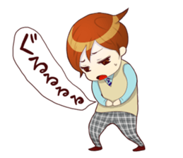 the high school boy3 sticker #8200526