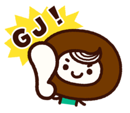 Chocolate Donuts Boy sticker #8200795