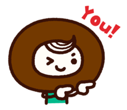 Chocolate Donuts Boy sticker #8200802