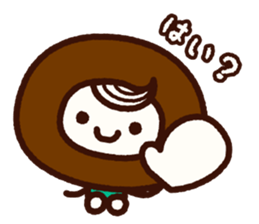 Chocolate Donuts Boy sticker #8200804