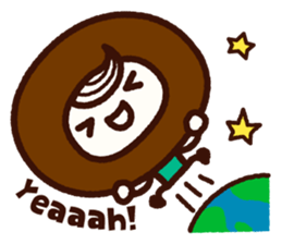 Chocolate Donuts Boy sticker #8200813