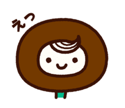 Chocolate Donuts Boy sticker #8200816