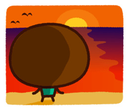 Chocolate Donuts Boy sticker #8200818