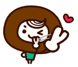 Chocolate Donuts Boy sticker #8200827