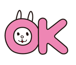 Japanese Funny & Cute Rabbit sticker #8201150