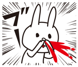 Japanese Funny & Cute Rabbit sticker #8201154