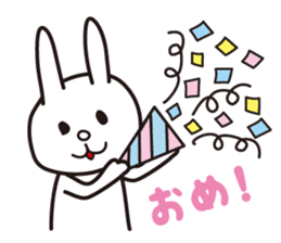 Japanese Funny & Cute Rabbit sticker #8201170