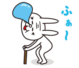 Japanese Funny & Cute Rabbit sticker #8201177