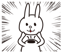 Japanese Funny & Cute Rabbit sticker #8201180