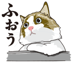 Friend of a pleasant cat 03 sticker #8201270