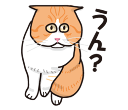 Friend of a pleasant cat 03 sticker #8201274