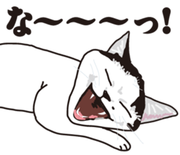 Friend of a pleasant cat 03 sticker #8201287