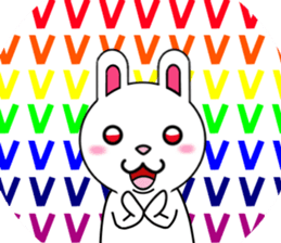 fcf rabbit part2 sticker #8201466